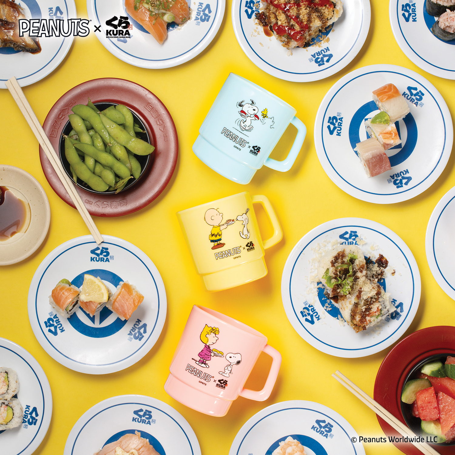 Photo by Emily J. Davis_Peanuts x Kura Sushi Bikkura Pon Prize Collection_3-piece Cup Set_3