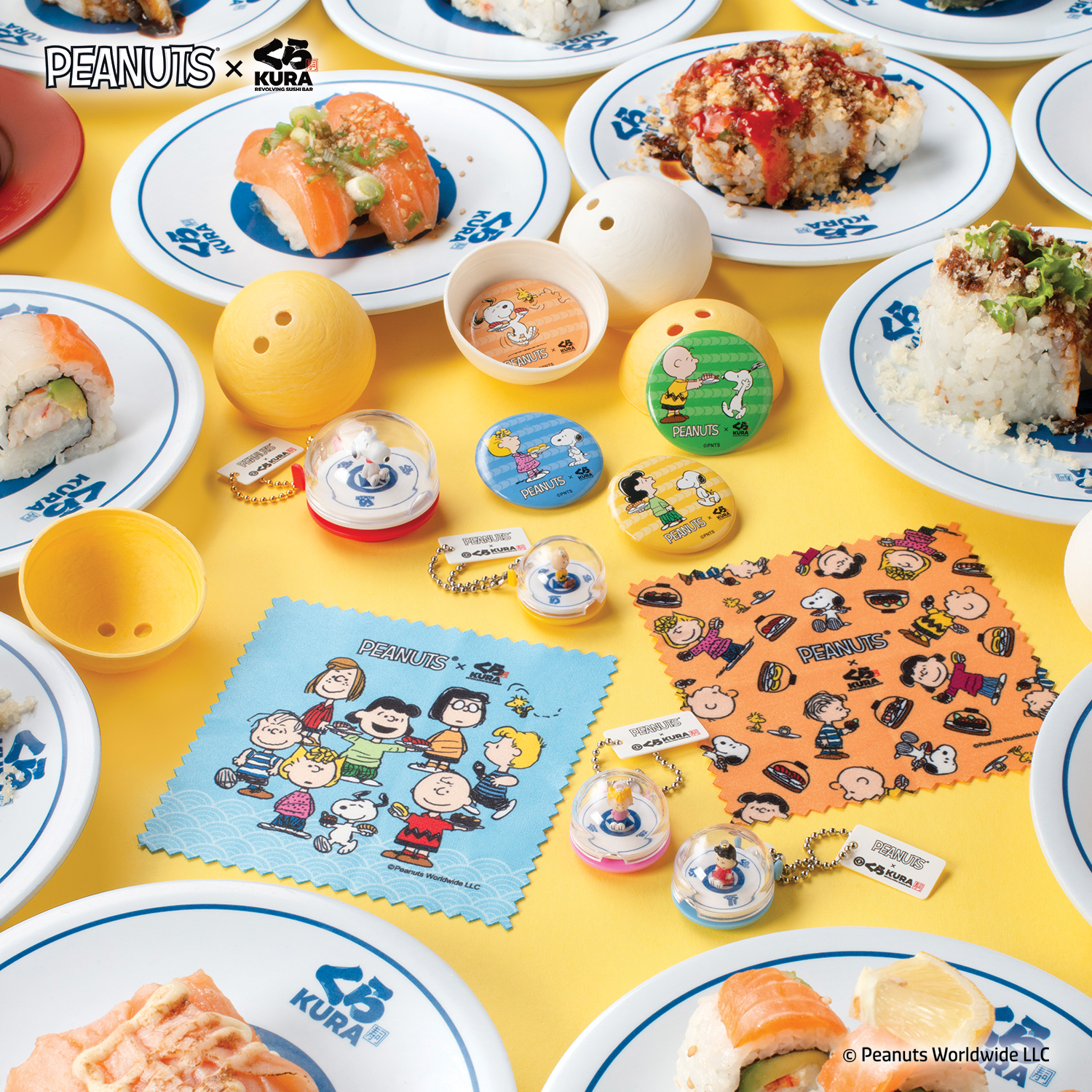 Photo by Emily J. Davis_Peanuts x Kura Sushi Bikkura Pon Prize Collection