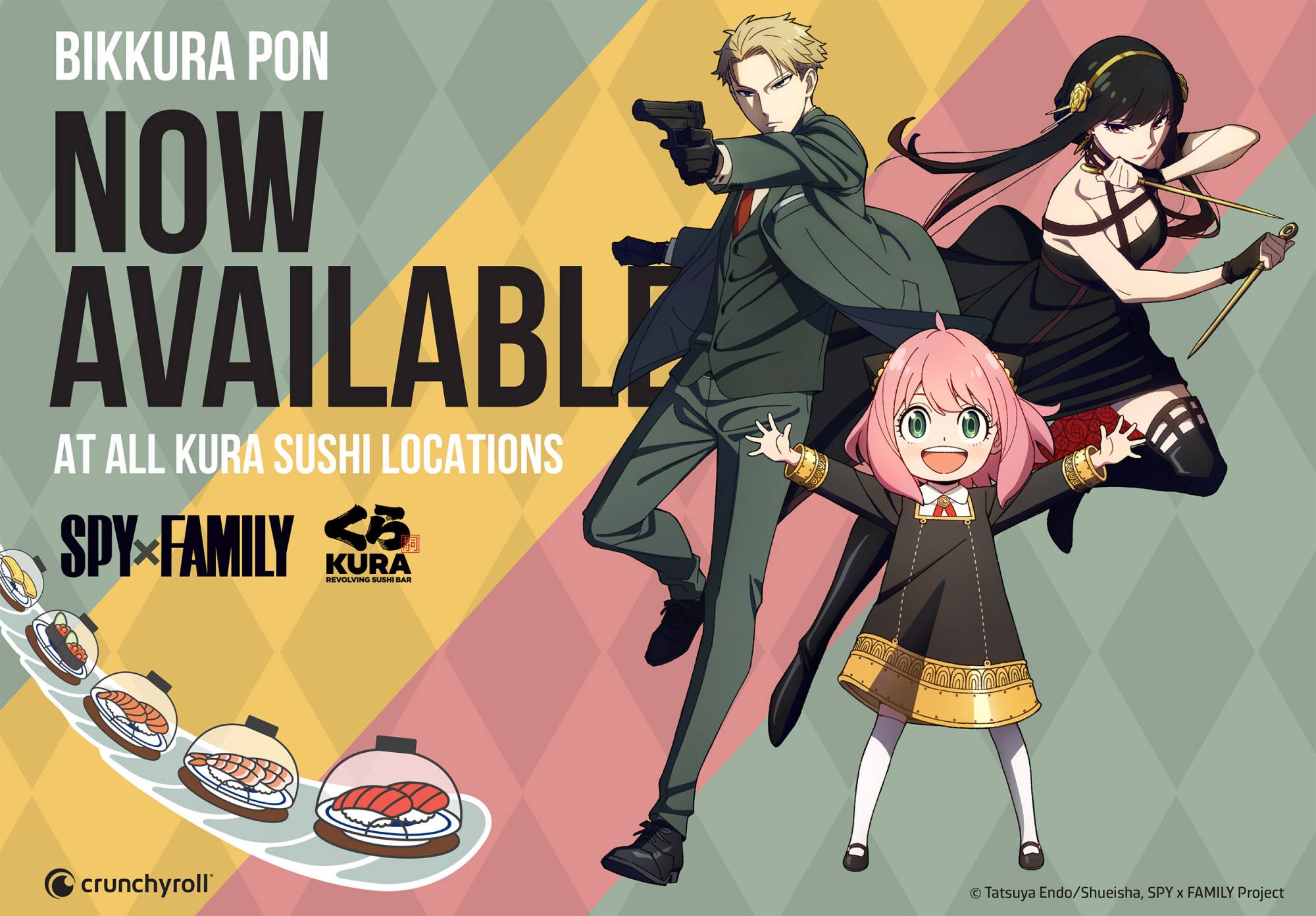 SPY x FAMILY | Kura Sushi Bikkura Pon – COMING SOON