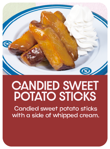 Candied Sweet Potato Sticks