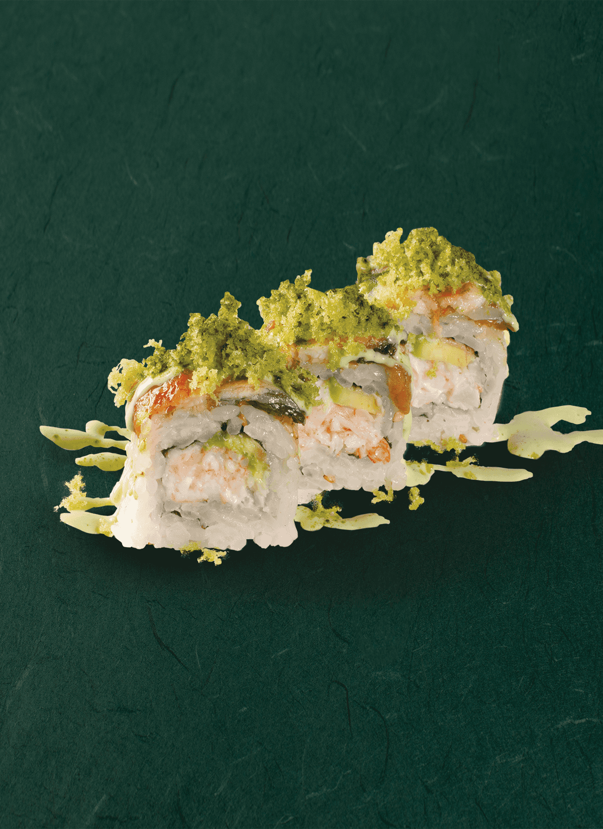 Matcha Crunchy Eel Roll