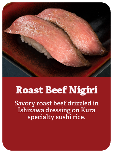 Roast Beef Nigiri