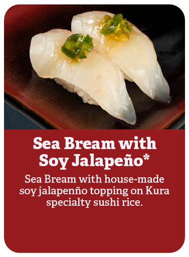Sea Bream With Soy Jalapeno*