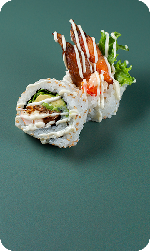 Softshell Shrimp Roll with Yuzu Mayo